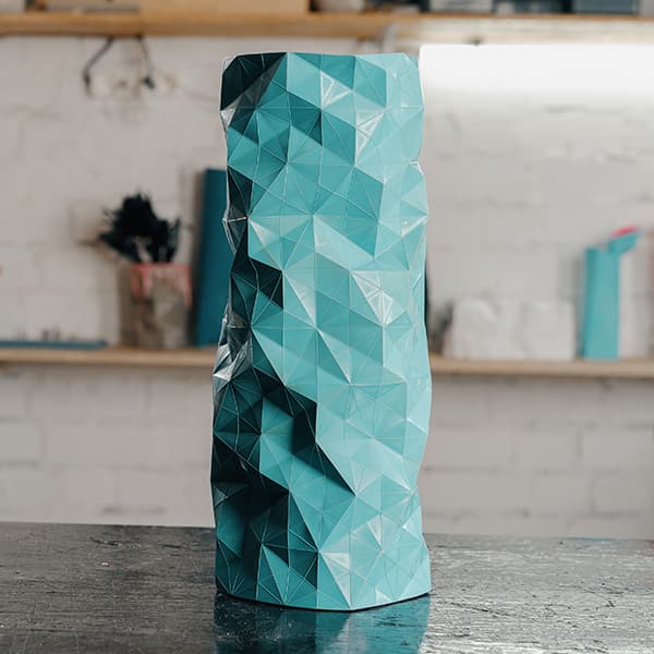 Teal Vase